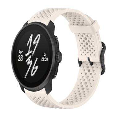 Imagem de Gheper Pulseira de substituição compatível com Suunto Race/Race S/Vertical/9 Peak Pro/9 Peak/5 Peak, acessório para smartwatch, de silicone macio, respirável, 22 mm
