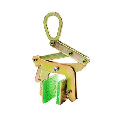 Imagem de Braçadeiras de elevação de 1,6 cm de espessura da placa, limite de carga de trabalho de 453,6 kg, abertura de fardos de 20,3 cm, braçadeira de suspensão de laje de mármore, braçadeira de pedra de