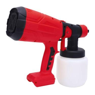 Imagem de Pulverizador de Tinta Sem Fio, Spray Portátil Sem Escova Com 4 Bicos, 3 Padrões, Fácil de Limpar, para Armários de Móveis Paredes de Cerca (Com Flexibilidade para B2 B4 B5 B6 18V