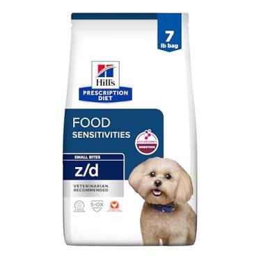 Imagem de Ração Hills Prescription Diet z/d Canino Pedaços Pequenos - Alergia ou Intolerãncia Alimentar 3,17kg