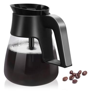 Imagem de Cafeteira de substituição para 10 xícaras para cafeteira Ninja CM401 CM371 CP301, jarra de vidro com tampa de fermentação compatível com Ninja CM300 CM400 CP300 CM400BRN CF090 CF091 CF092 CM305 CM360