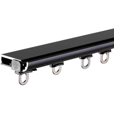 Imagem de Trilhos De Cortina Resistentes Sistema De Trilhos De Cortina Montados No Teto De Fileira Dupla Para Privacidade Em Salas Abertas, White, 4.4m(14.4ft)