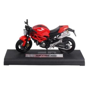 Imagem de Miniatura Realista Moto Esportiva Para Colecionadores Decoração Casa E