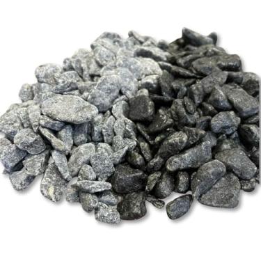 Imagem de 20kg Pedras Pequenas para Jardim, Paisagismo, Vasos, Áreas Externas, Revestimentos de Parede e Pisos Tam.1 (Preta)