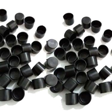 Imagem de Ponteira Plastica Externa 7/8 Polegada 2,2cm Preta (50un)
