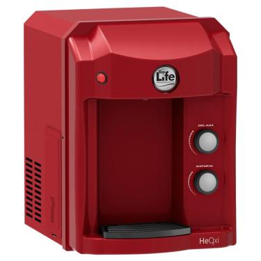 Imagem de Purificador De Água Alcalina Ionizada Com Ozônio Gelada Heoxi - Top Life Vermelho 127v