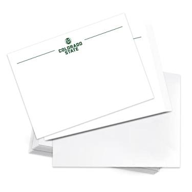 Imagem de Desert Cactus Colorado State University Pacote com 10 cartões de papelaria cartolina Rams CSU inclui envelopes memorando festa de agradecimento (cartão 1b)