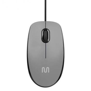 Imagem de Mouse Com Fio Usb Cinza 1200 Dpi Mo387 - Multi - Multilaser