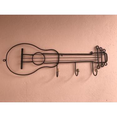 Imagem de Aplique Violão Trabalhado Decorativo G - Minas Artesanato