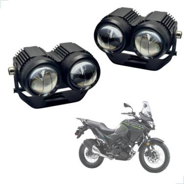 Imagem de Farol de Milha Auxiliar Neblina Led 20w 12v 24v Kawasaki Versys 300 20