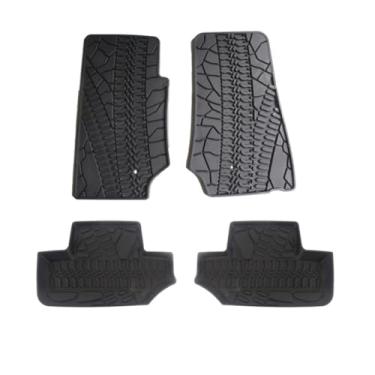 Imagem de Almofada de pé para carro metade fechada original TPE para Wrangler 2014-2017 Kit de carroceria acessórios de carro (2007-2013 Duas portas)