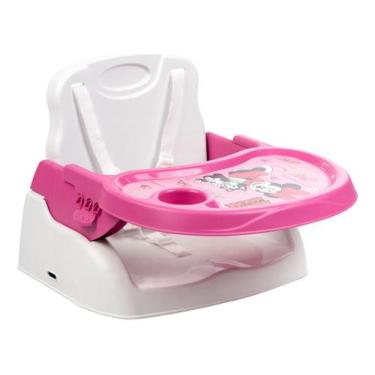 Imagem de Cadeira de Alimentação Booster Bebê Dobrável Styll Baby - Disney, Rosa