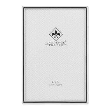 Imagem de Lawrence Frames Moldura de metal simples, 10 x 15 cm, prata
