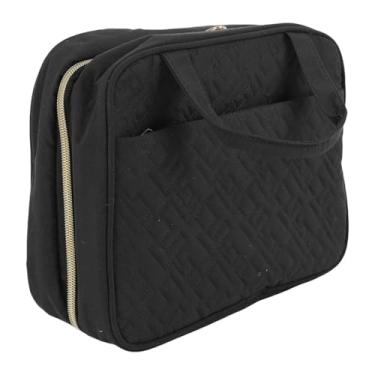 Imagem de TARSHYRY Bacha de Higiene Pessoal de Viagem Organizador Pendurado, Armazenamento Cosmético para Escovas de Condicionadores de Shampoo, Produtos para a Pele de Maquiagem de Viagem (Preto)