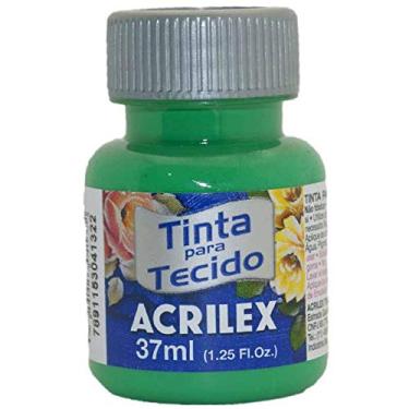 Imagem de Acrilex Fosca Tinta para Tecido, Verde (Veronese), 12 x 37 ml