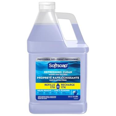 Imagem de Softsoap Refil de sabonete líquido antibacteriano, sabonete líquido refrescante, hidratante para as mãos, 1 galão, branco