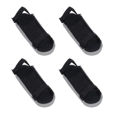 Imagem de 4pcs Cadeira Braço Restas Capas Capas de espuma macia Ajusta ajustável Cadeira multifuncional Almofada de cotovelo de cotovelo Costo para cadeiras de escritório (Cinza)