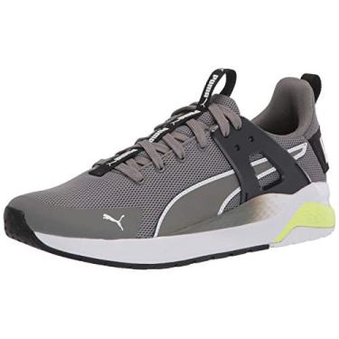 Imagem de PUMA Anzarun Cage Tênis, Ultra cinza - puma branco-efervescente amarelo, 10.5 Women/12 Men