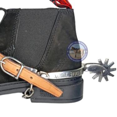 Imagem de Espora de vaqueiro Cavalo Vaquejada Quarto De Milha Abvaq - selaria sh