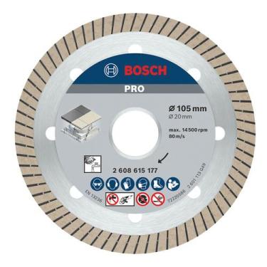 Imagem de Disco Diamantado Turbo Porcelanato 105mm - Bosch, 1