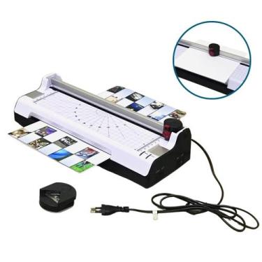 Imagem de Plastificadora Laminadora 5 Em 1 Refiladora A4 A5 A6 Com Cortes Import