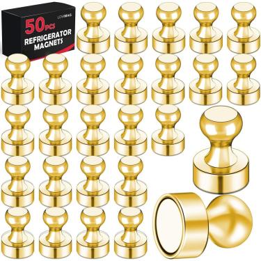 Imagem de Ímãs de geladeira LOVIMAG Fridge Whiteboard Gold 50 unidades