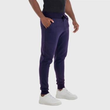 Imagem de Calça Moletom Masculina Lisa Tucura Shirts - Benellys, P, Azul marinho