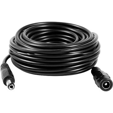 Imagem de Vanxse Cabo De Extensão Energia Dc 12V Para Cftv 2,1X5,5 Mm Câmera Segurança, Vigilância Ip, Wi-Fi, Dvr, Fita Led, Roteador, Luz Natal (5 Metros - 16 Pés)