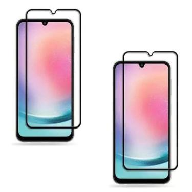 Imagem de Kit 2x Películas Premium 9H de Vidro em 3D para Samsung Galaxy A24 TEL