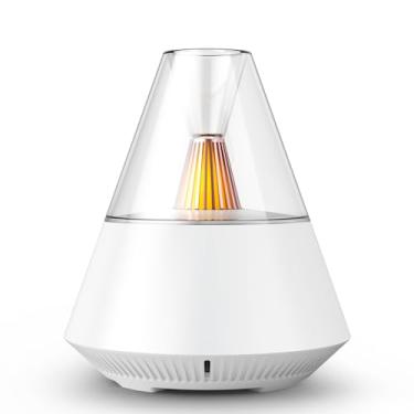 Imagem de KinYILO Difusor de óleo essencial pessoal, difusores de aroma de estilo moderno, spray de perfume para casa, escritório, quarto, quarto, névoa fria ultrassônica de 150 ml, funcionamento 6-12H