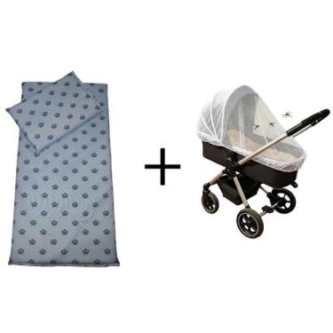 Imagem de Colchonete e Travesseiro + Mosquiteiro Universal Rede Tule - Empório D