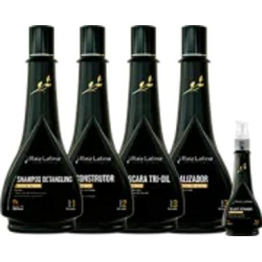 Imagem de Kit tratamento escova acetinada - 500ml - RAIZ LATINA, 2,5