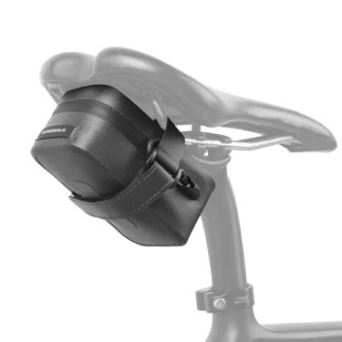 Imagem de HUIOP Bolsa para selim de bicicleta, leve e impermeável, bolsa para assento embaixo do assento, bolsa de ferramentas de ciclismo para mountain road bike, bolsa de selim de bicicleta