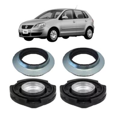 Imagem de Kit Coxim Rolamento Batente Amort. Dianteiro Volkswagen Polo - Solupe 