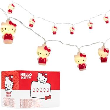 Imagem de Hello Kitty Luzes de LED Sanrio Fairy Lights operadas por bateria, decoração de quarto kawaii, 2 modos, acessórios de quarto, presentes de anime para ela