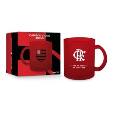 Imagem de Caneca Em Vidro Diamond Flamengo - 300ml