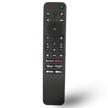 Imagem de Controle remoto de substituição por voz RMF-TX811U compatível com a maioria dos modelos Sony 2023 TV X77L Series KD-85X77CL KD-65X77CL KD-75X77CL KD-55X77CL KD55X77CL KD85X77CL KD65X77CL KD75X77CL