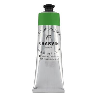 Imagem de Charvin Tintas a óleo de artistas finos - Óleos de artistas de elite da Riviera Francesa para pintura, artistas, a granel, Plein Aire, e mais - Verde absinto - 150 mL