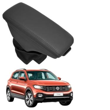 Imagem de Apoio Descanso de Braço Com Porta Objetos Para VW T-Cross 2014 a 2023 (GRAFITE - COSTURA GRAFITE)