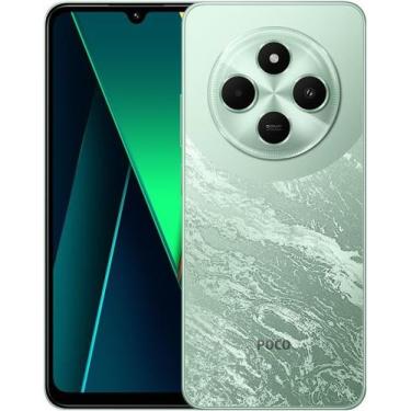 Imagem de Smartphone Celular Xaiomi Pocco C75 (Global) 'Verde' Com NFC 256G 8GB 