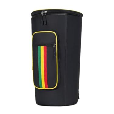 Imagem de KiBcsLic Bolsa para Bateria Djembe, Mochila de Ombro para Bateria com Interior Acolchoado, Acessório para Instrumento Musical à Prova de Choque, 12inch