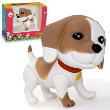 Imagem de Brinquedo Boneco Cachorrinho Beagle Super Realista Em Vinil - Puff Toy