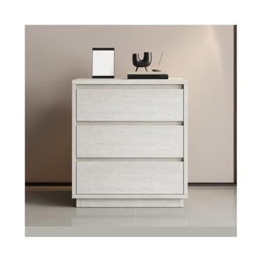 Imagem de ZzleoyuUUs-12 Mesa de chá grande com três gavetas, armazenamento de cabeceira, quarto, armário, mesa de jantar, mesa de chão branca (média)