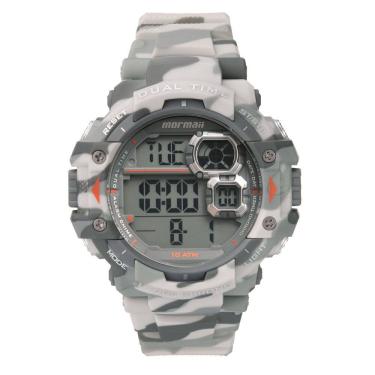 Imagem de Relógio MORMAII masculino digital camuflado cinza MO13609C/8C
