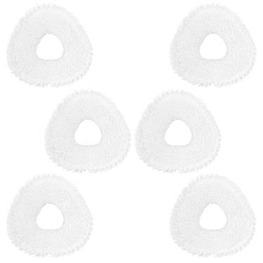Imagem de Almofadas de esfregão de substituição de 6 peças compatíveis com aspirador de pó Narwal Freo Pro X Ultra Narwal Freo Z Ultra Z10 T10 J3 J4 J5, almofadas de esfregão de microfibra laváveis e