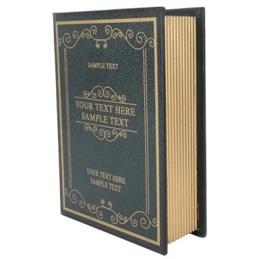 Imagem de Caixa de livros decorativos Caixa de armazenamento em forma de livro antigo vintage para decoração de casa Livro da sala de estar da sala de estudo da sala de densidade de