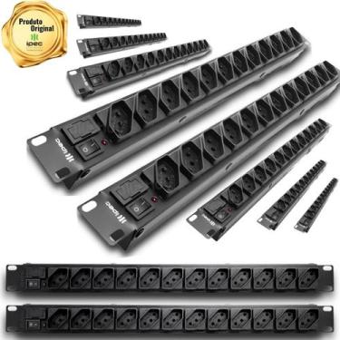 Imagem de Kit com 10 Réguas para Rack 19" 12 Tomadas - IPEC