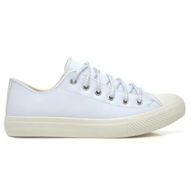 Imagem de Genérico Tênis Casual Esportivo, Rosa Claro, Malha Respirável, Palmilha Confort, Plataforma 3.5cm, Cadarço com Detalhes em Rosa Dourado, Unissex, para Corrida e Uso Diário (Branco, BR, Adulto, Numérico, 35)