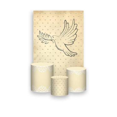 Imagem de Painel De Festa Vertical 1,50 x 2,20 + Trio De Capas Cilindro - Espíri