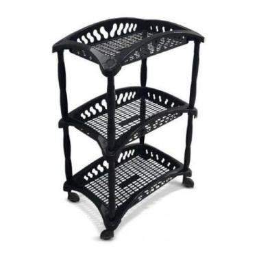 Imagem de Organizador Vertical Triplo Fruteira Preto 25612 Arqplast